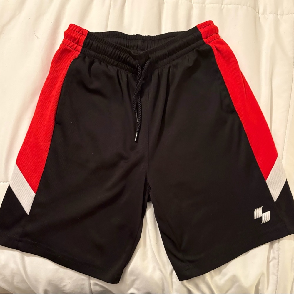 Jumping Beans Black and Red Athletic Shorts